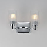Rigata Wall Sconce Vanity Light Polished Nickel by Maxim Lighting