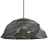 Riku Pendant Light Large Dark Grey By Matteo