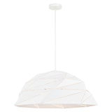 Riku Pendant Light Large White By Matteo-Front View