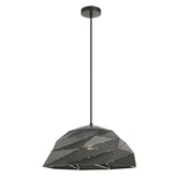Riku Pendant Light Medium Dark Grey By Matteo-Front View