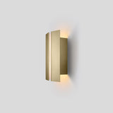 Rima Wall Sconce by Cerno - Brushed Brass, side view