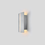 Rima Wall Sconce by Cerno - Satin Nickel, side view