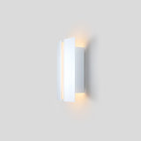 Rima Wall Sconce by Cerno - Textured White, side view