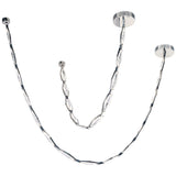 Rimini Chain Chandelier 140 Inch Polished Nickel By Lib Co Detailed View 1