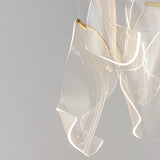 Rinkle 13-Light Rectalinear LED Pendant by ET2 - French Gold