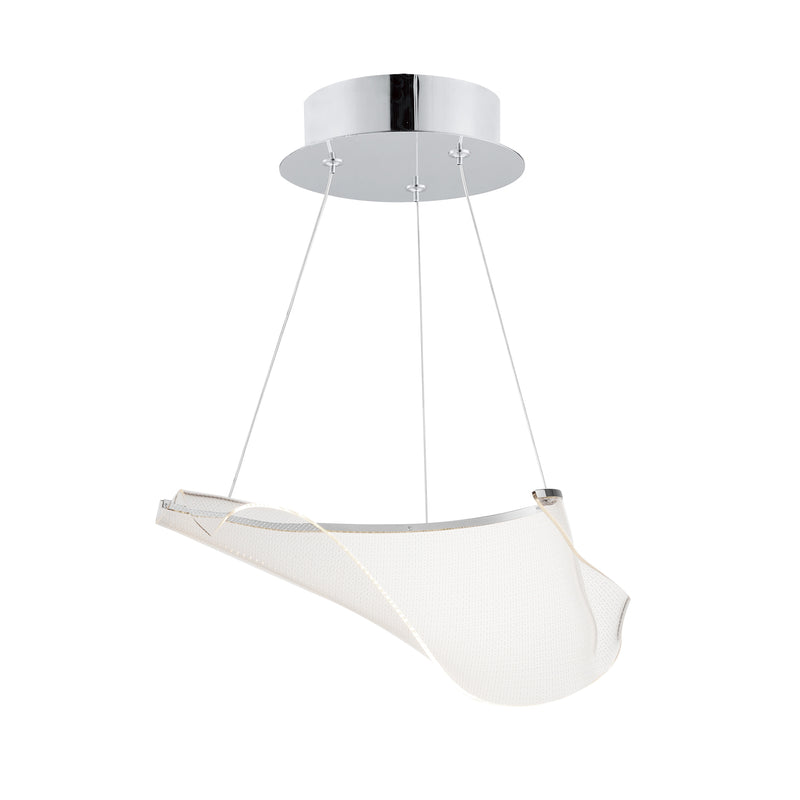 Rinkle Modular 1-Light LED Pendant by ET2 - Polished Chrome