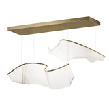 Rinkle Modular 2-Light LED Pendant by ET2 - French Gold
