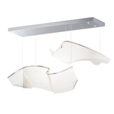 Rinkle Modular 2-Light LED Pendant by ET2 - Polished Chrome