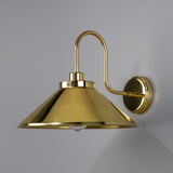 Rio Swan Neck Wall Light - Polished Brass