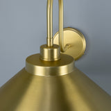 Rio Swan Neck Wall Light - Satin Brass
