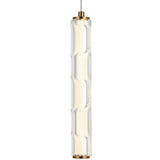 Ripley Pendant Light Aged Gold Brass By Matteo - Front View