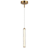 Ripley Pendant Light Aged Gold Brass By Matteo