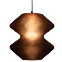 Ripple Pendant Light Frosted Black By Giraffe