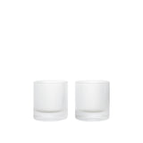 Ripple Tumbler Glasses - Clear by Ferm Living