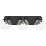 Rito Wall Sconce — Large, Midnight Black