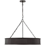 Ritz Chandelier Small Aged Iron By Visual Comfort Studio - Front View