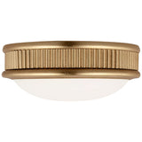Ritz Flush Mount Medium Gild By Visual Comfort Studio - Front View