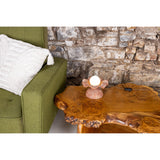 Rivale Ceramic Table Lamp - Antique Brass
