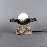 Rivale Ceramic Table Lamp - Antique Silver
