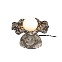 Rivale Ceramic Table Lamp - Antique Silver