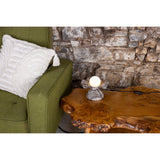 Rivale Ceramic Table Lamp - Antique Silver