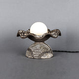 Rivale Ceramic Table Lamp - Antique Silver