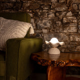 Rivale Ceramic Table Lamp - Polished Brass
