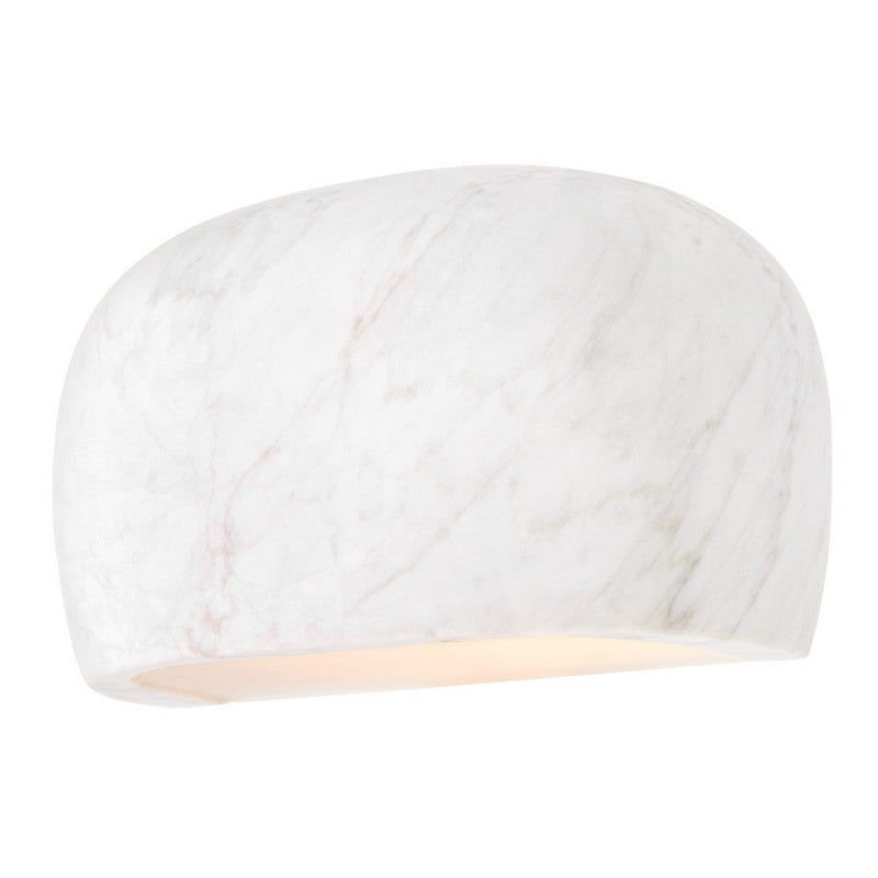 Riven Sconce - White Marble