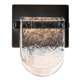 Riverbed LED Wall Sconce, shown in Ink, by Hubbardton Forge