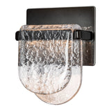 Riverbed LED Wall Sconce, shown in Ink, by Hubbardton Forge