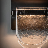 Riverbed LED Wall Sconce detail in Ink, by Hubbardton Forge