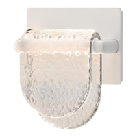 Riverbed LED Wall Sconce in White by Hubbardton Forge
