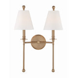 Riverdale Wall Sconce 15'' Aged Brass