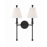 Riverdale Wall Sconce 15'' Black Forged