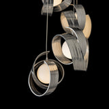 Riza 5-Light Pendant detail in Sterling, Standard, by Hubbardton Forge