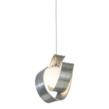 Riza Low Voltage Mini Pendant, shown in Sterling, by Hubbardton Forge