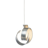 Riza Low Voltage Mini Pendant, shown in Sterling, by Hubbardton Forge