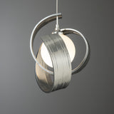Riza Low Voltage Mini Pendant detail in Sterling, by Hubbardton Forge