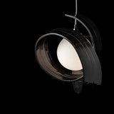 Riza Low Voltage Mini Pendant detail in Ink, by Hubbardton Forge