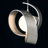 Riza Low Voltage Mini Pendant detail in Black, by Hubbardton Forge