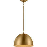 Robbie Pendant — 15 3/8", Burnished Brass, Burnished Brass