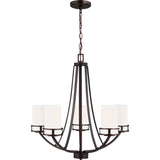 Robie Chandelier — 24.13 Inch, Bronze