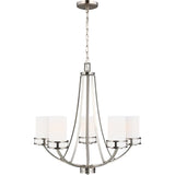 Robie Chandelier — 24.13 Inch, Brushed Nickel