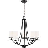 Robie Chandelier — 24.13 Inch, Midnight Black