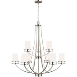 Robie Chandelier — 33 Inch, Brushed Nickel