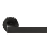 Robocinque Door Lever in Matte Black by Colombo Design