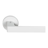 Robocinque Door Lever in Matte White by Colombo Design