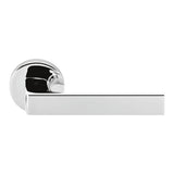 Robocinque Door Lever in Polished Chrome by Colombo Design