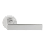 Robocinque Door Lever in Satin Chrome by Colombo Design