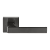 Robocinque S Door Lever in Matte Graphite by Colombo Design